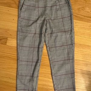 Girls plaid pants